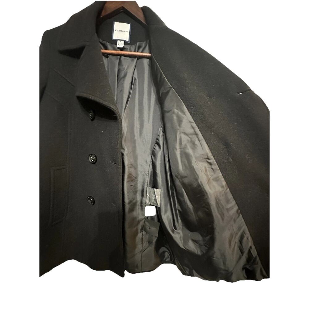 Croft & Barrow Black Wool Coat Small NWT MSRP $170 Great Present Gift - Picture 7 of 16